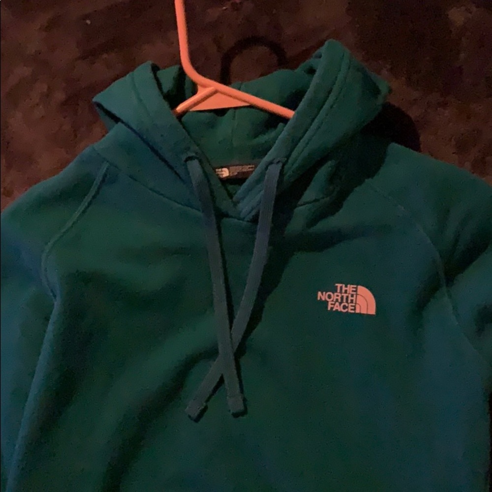 Turquoise Sweater with Pink Accents